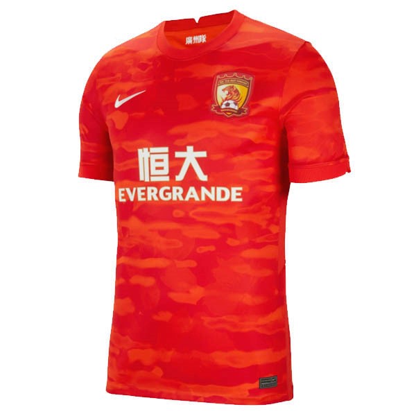 Thailande Maillot Football Evergrande Domicile 2021-22 Rouge